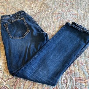 Silver Jeans Co Blue Denim Elyse Slim Boot Sz W33/L33